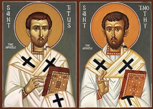 Fête de Saint Timothée et Saint Tite: 26 janvier